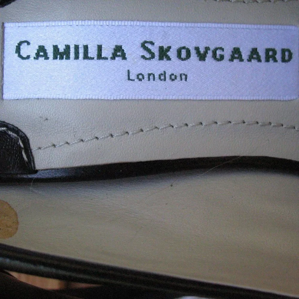 Camilla Skovgaard Womens 8.5 Black Stiletto Platform Heels